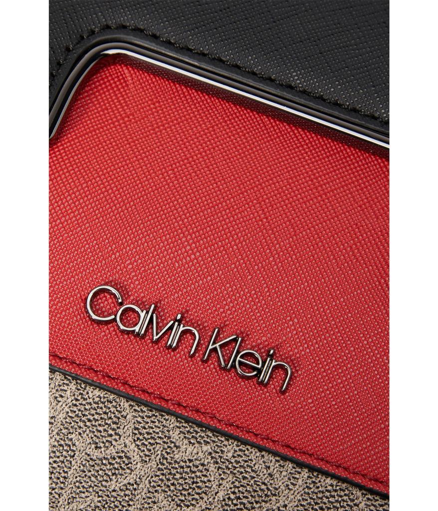 商品Calvin Klein|Monogram Flap Crossbody,价格¥516-¥570,第6张图片详细描述