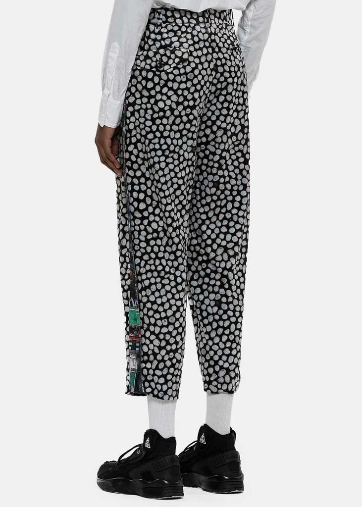 商品Comme des Garcons|COMME DES GARCONS HOMME Plus Flocked Pebbles Print Cropped Trousers,价格¥1630,第2张图片详细描述