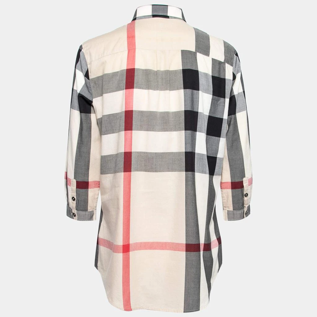 商品[二手商品] Burberry|Burberry Brit Beige Novacheck Cotton Half Placket Detail Tunic S,价格¥1130,第2张图片详细描述