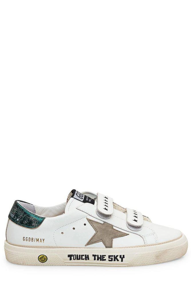 商品Golden Goose|Golden Goose Kids Logo Detailed Low-Top Sneakers,价格¥2261,第1张图片