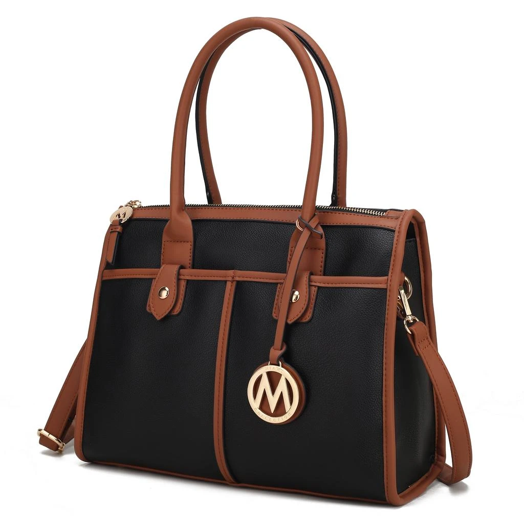 Livia Vegan Leather Satchel Handbag 商品