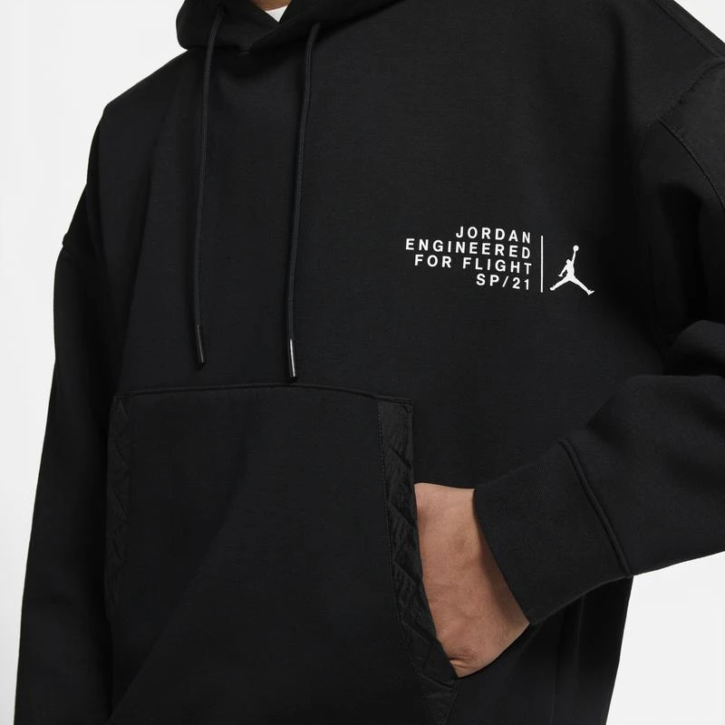 商品Jordan|Jordan 23 Engineered Fleece Pullover Hoodie - Men's,价格¥897,第4张图片详细描述