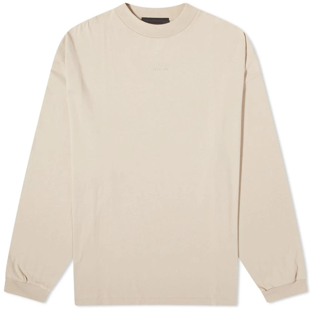 商品Essentials|Fear of God Essentials Essentials Long Sleeve T-Shirt - Silver Cloud,价格¥409,第1张图片