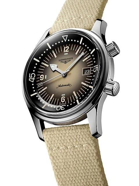 商品Longines|Legend Diver 42MM Stainless Steel Automatic Timepiece,价格¥18004,第3张图片详细描述