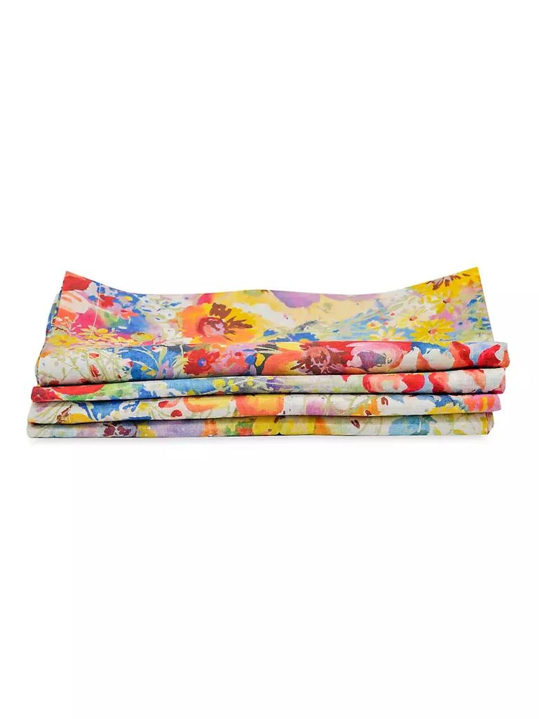 商品Tina Chen Designs|Florals Summer Garden 4-Piece Napkins Set,价格¥1007,第2张图片详细描述