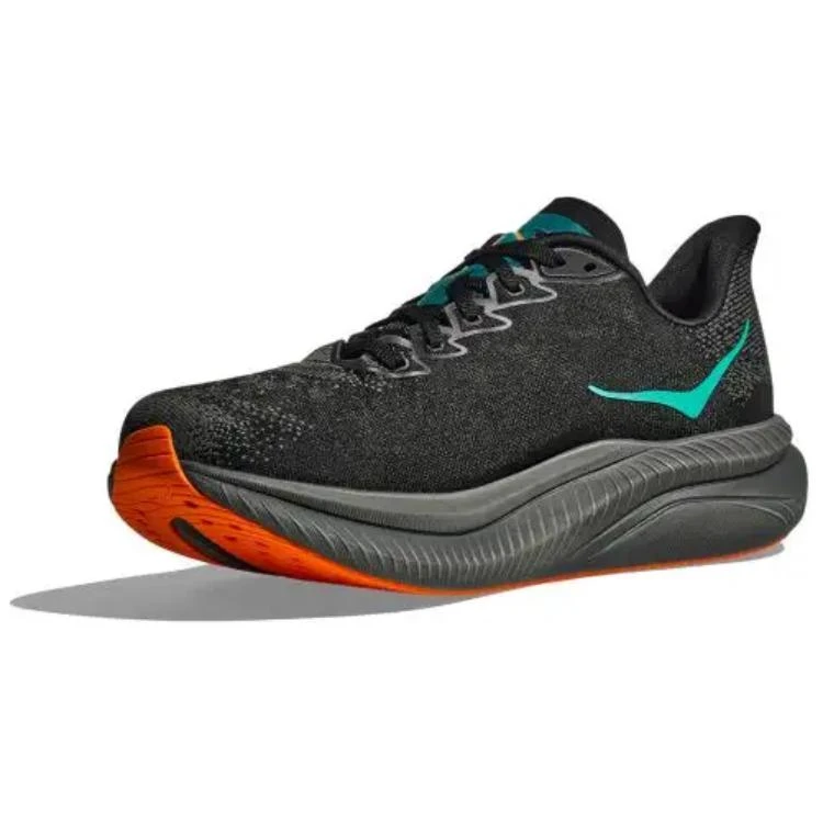 商品[国内直发] Hoka One One|MACH 6 舒适 轻便防滑耐磨 低帮跑步鞋 男款 黑色,价格¥1230,第4张图片详细描述
