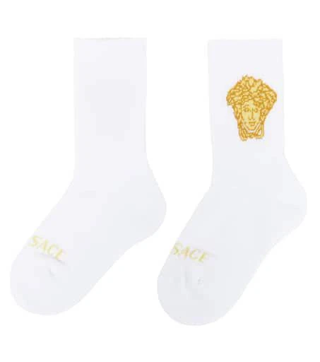 商品Versace|La Medusa棉质混纺袜子,价格¥370,第3张图片详细描述