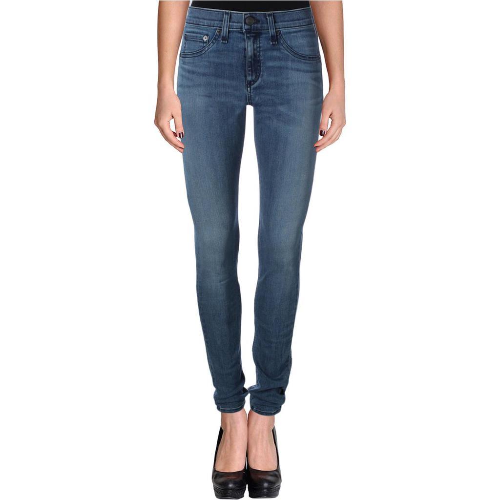 商品Rag & Bone|Rag & Bone Womens High Rise Stretch Jeggings,价格¥238,第1张图片