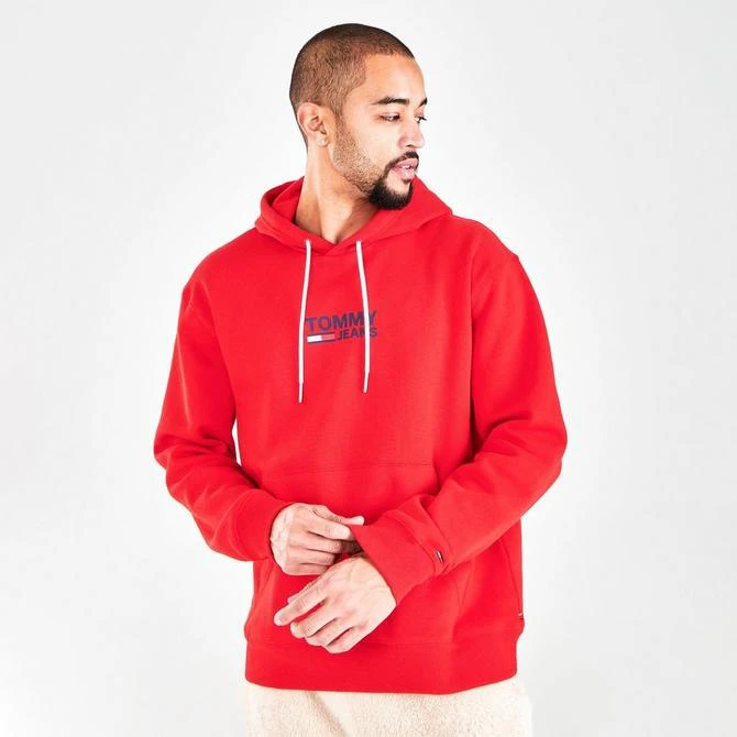 商品Tommy Hilfiger|Men's Tommy Jeans Lachlan Pullover Hoodie,价格¥336,第3张图片详细描述