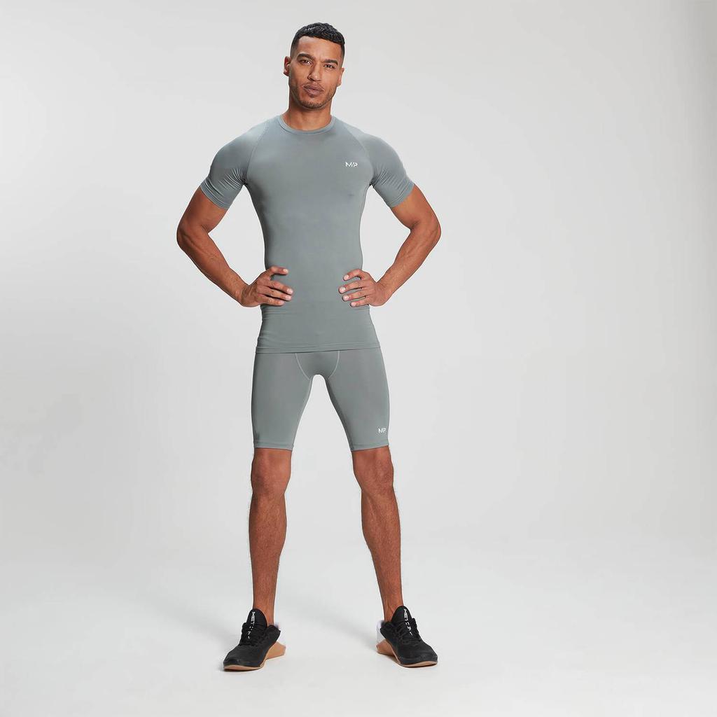 商品Myprotein|MP Men's Training Baselayer Shorts - Storm,价格¥34-¥169,第4张图片详细描述