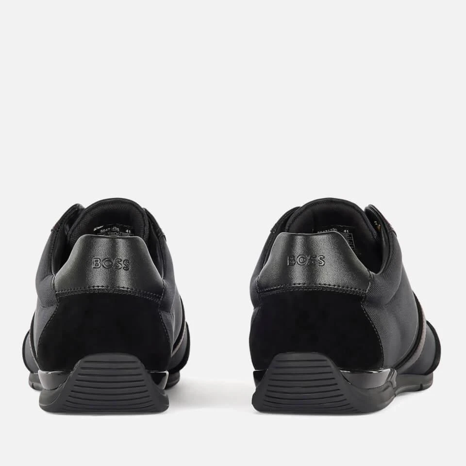 商品Hugo Boss|BOSS MEN'S SATURN LOW PROFILE TRAINERS - BLACK,价格¥1009,第3张图片详细描述