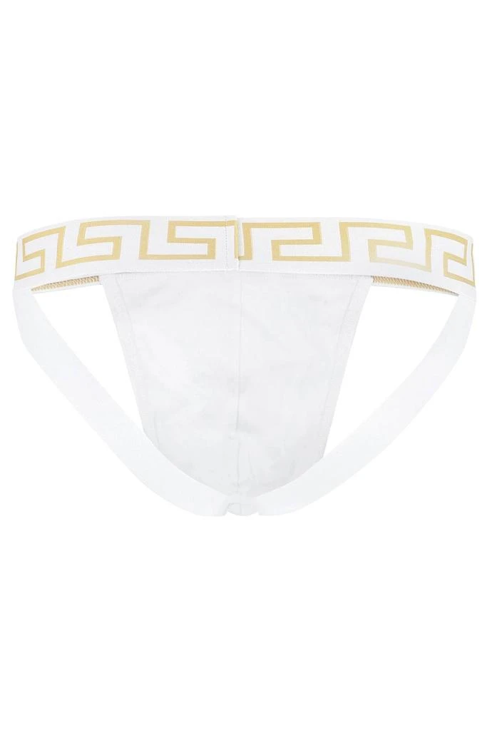 商品Versace|Cotton Jockstrap With Greca Elastic Band,价格¥924,第2张图片详细描述