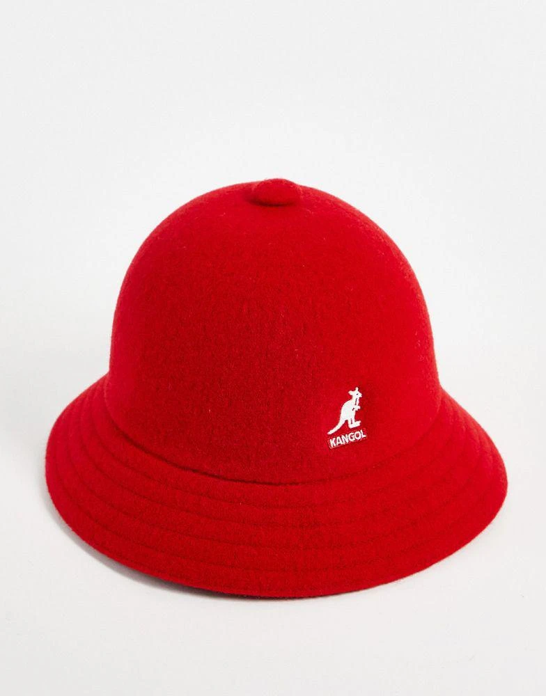 商品Kangol|Kangol wool casual bucket hat in red,价格¥541,第1张图片