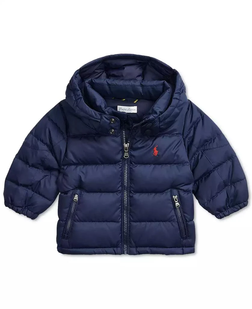 商品Ralph Lauren|Baby Hooded Puffer Coat,价格¥868,第1张图片