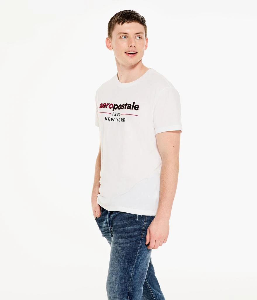 商品Aeropostale|Aeropostale Men's 1987 Logo Appliquac Graphic Tee,价格¥56,第2张图片详细描述