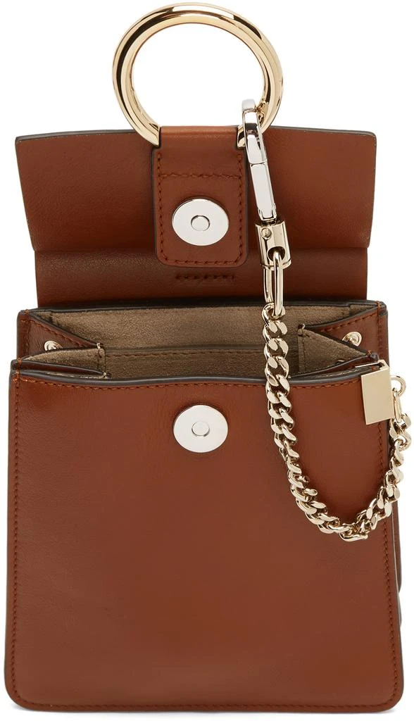 商品Chloé|Brown Small Faye Bracelet Bag,价格¥5638,第5张图片详细描述