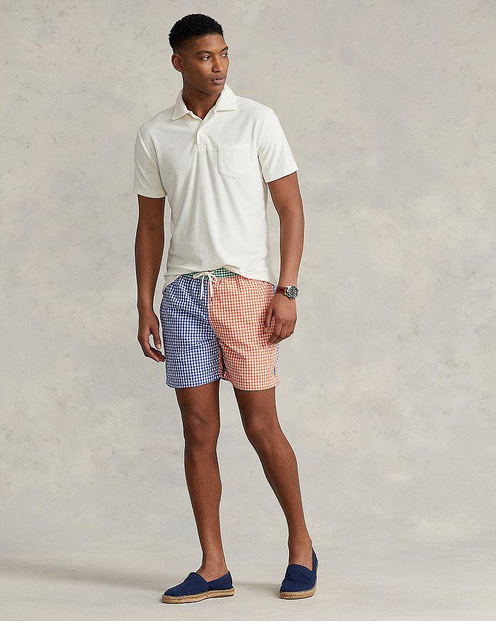商品Ralph Lauren|Terry Solid Custom Slim Fit Polo Shirt,价格¥458,第4张图片详细描述