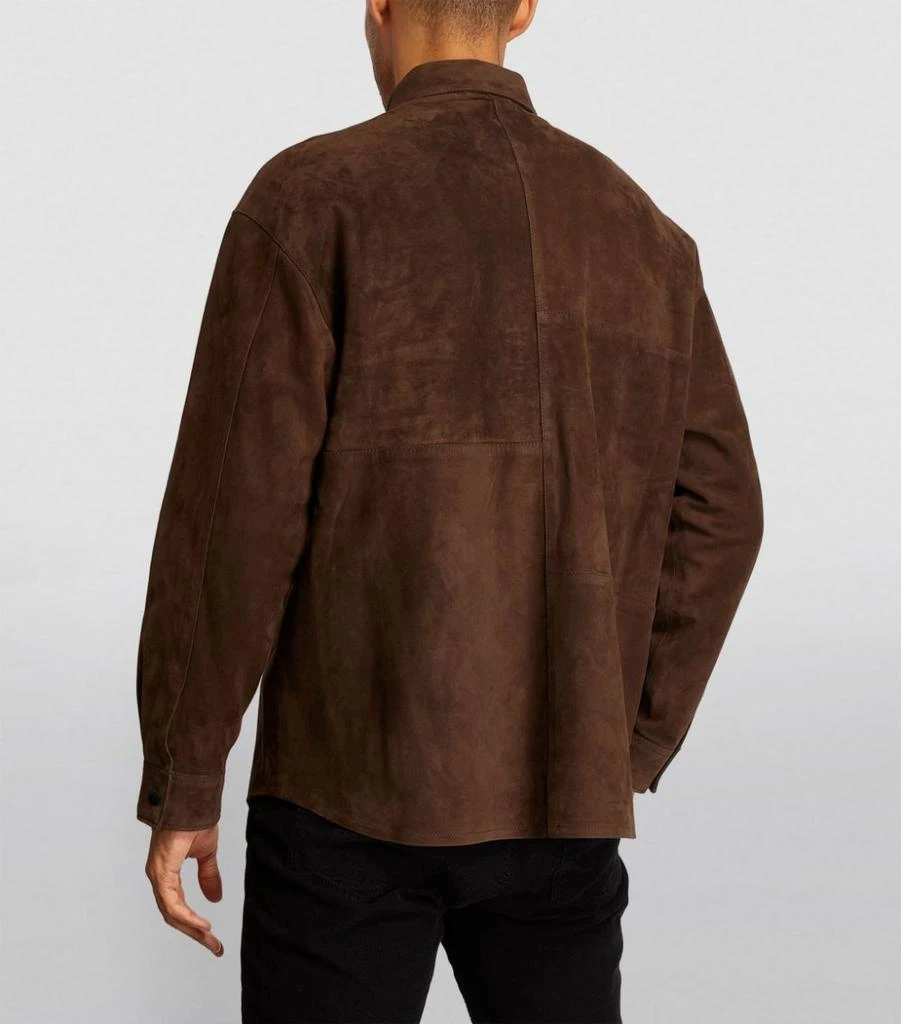 商品FRAME|Suede Pocket-Detail Jacket,价格¥5752,第4张图片详细描述