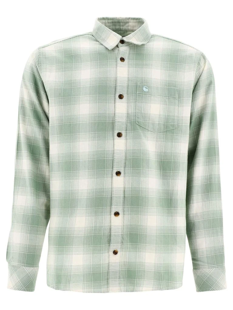 商品Carhartt|Carhartt Mens Green Shirt,价格¥1034,第1张图片