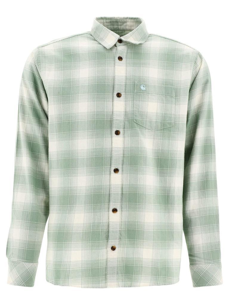 商品Carhartt|Carhartt Mens Green Shirt,价格¥895,第1张图片