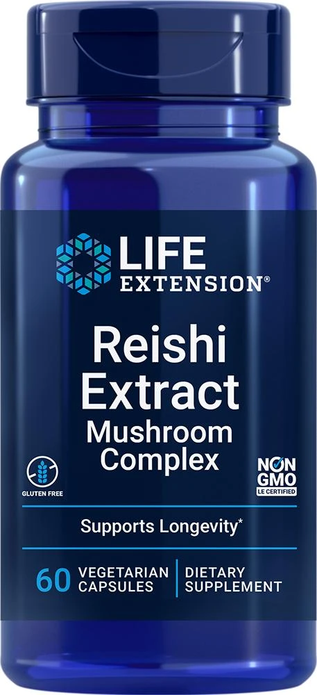 商品Life Extension|Life Extension Reishi Extract Mushroom Complex (60 capsules, Vegetarian),价格¥165,第1张图片