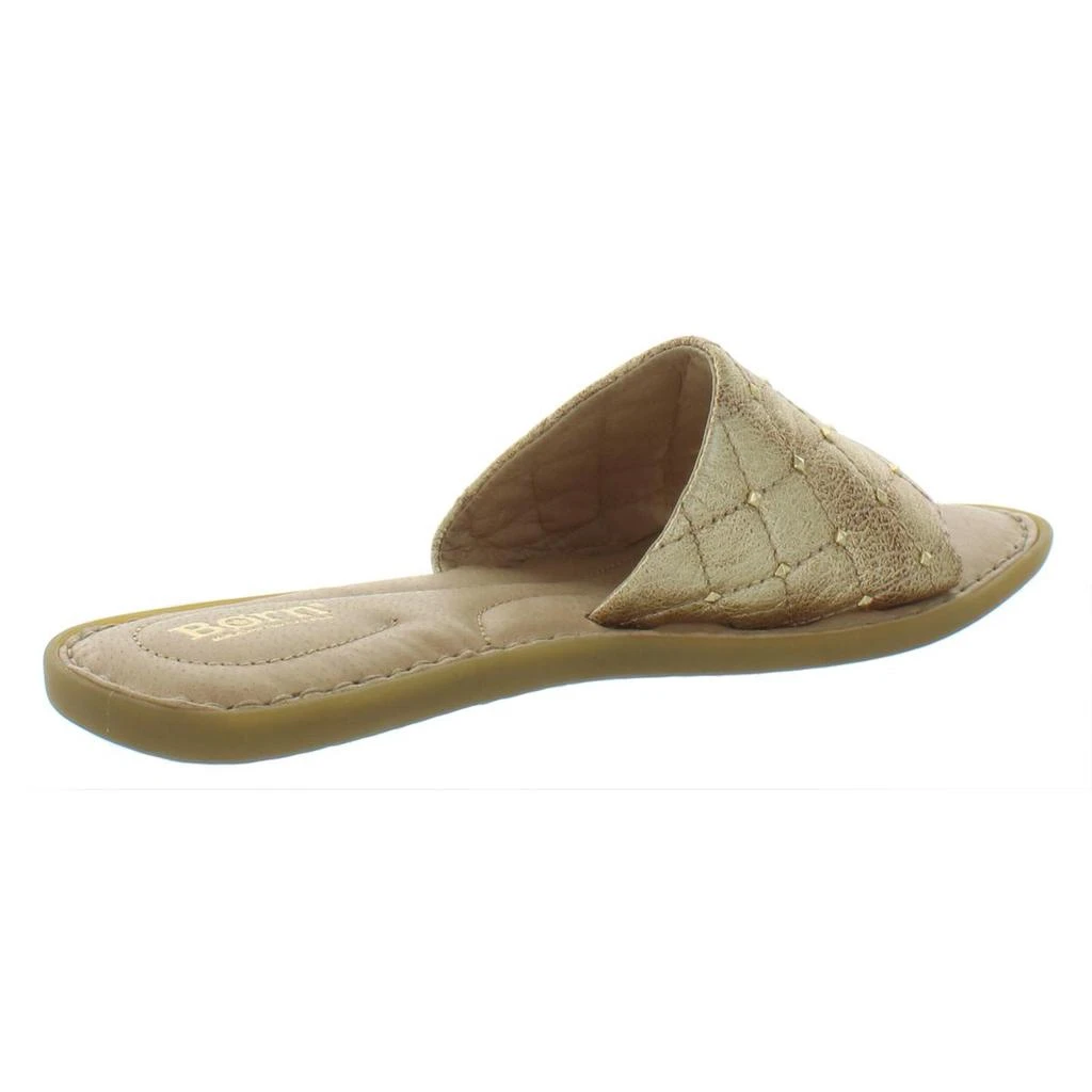商品Born|Born Womens Brucite Leather Studded Flat Sandals,价格¥183,第2张图片详细描述