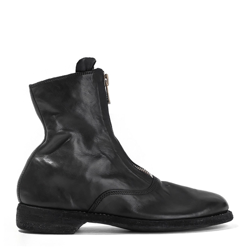 商品guidi|GUIDI 黑色女士踝靴 210-SOFT-HORSEFG-BLKT,价格¥4096,第1张图片