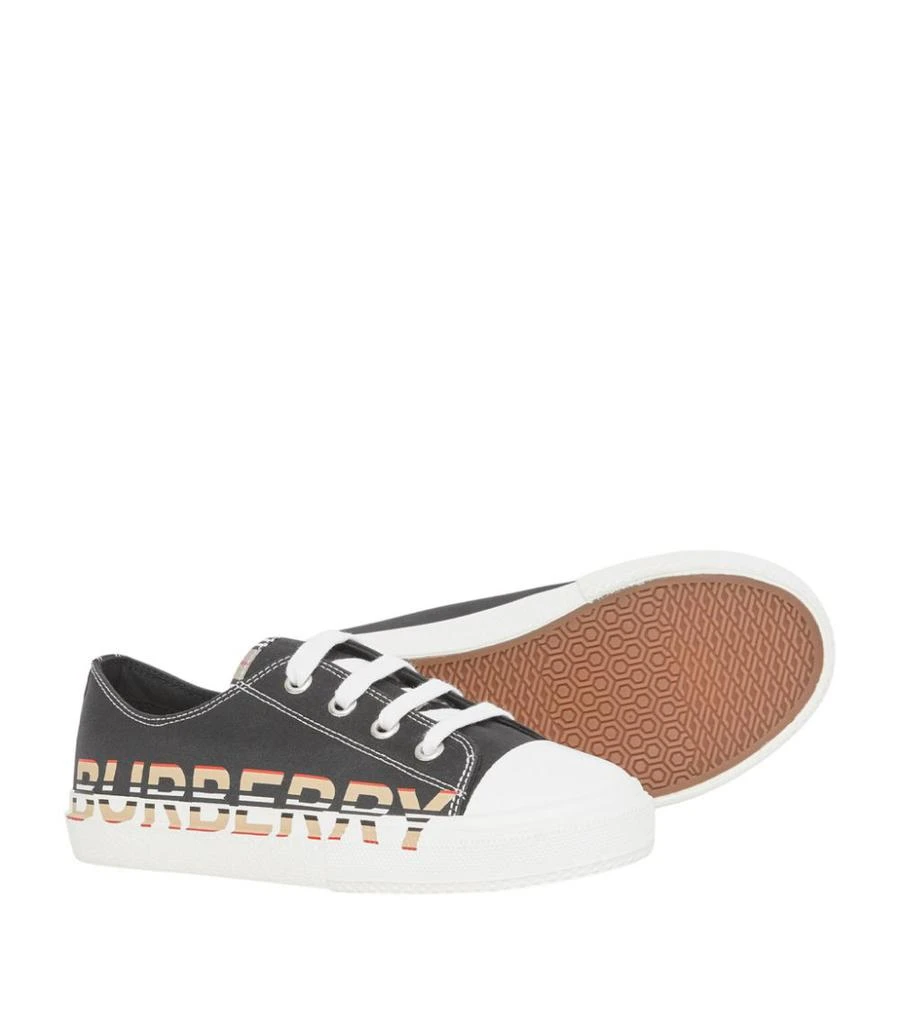 商品Burberry|Icon Stripe Logo Print Sneakers,价格¥1975,第4张图片详细描述