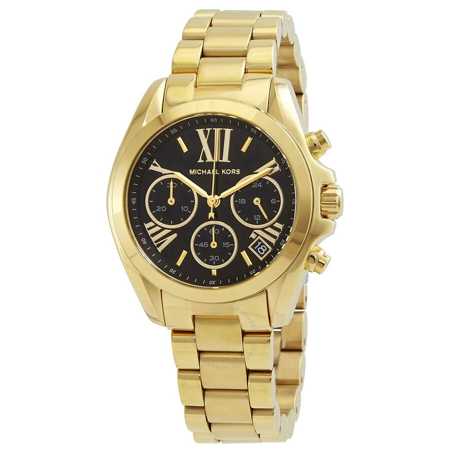 商品Michael Kors|Bradshaw Chronograph Quartz Black Dial Ladies Watch MK6959,价格¥1001,第1张图片