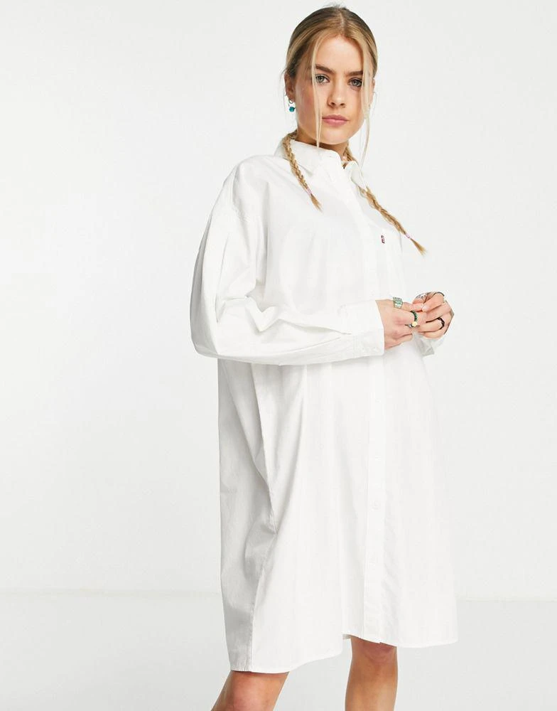 商品Levi's|Levi's samara shirt dress in white,价格¥290,第2张图片详细描述