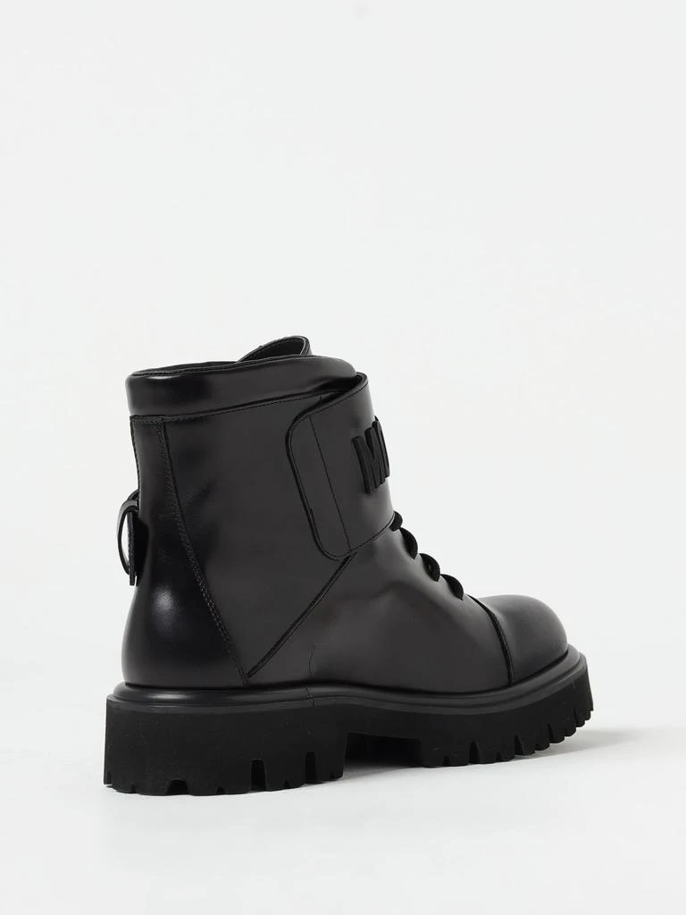 商品Moschino|Moschino Couture leather combat boots,价格¥5481,第3张图片详细描述