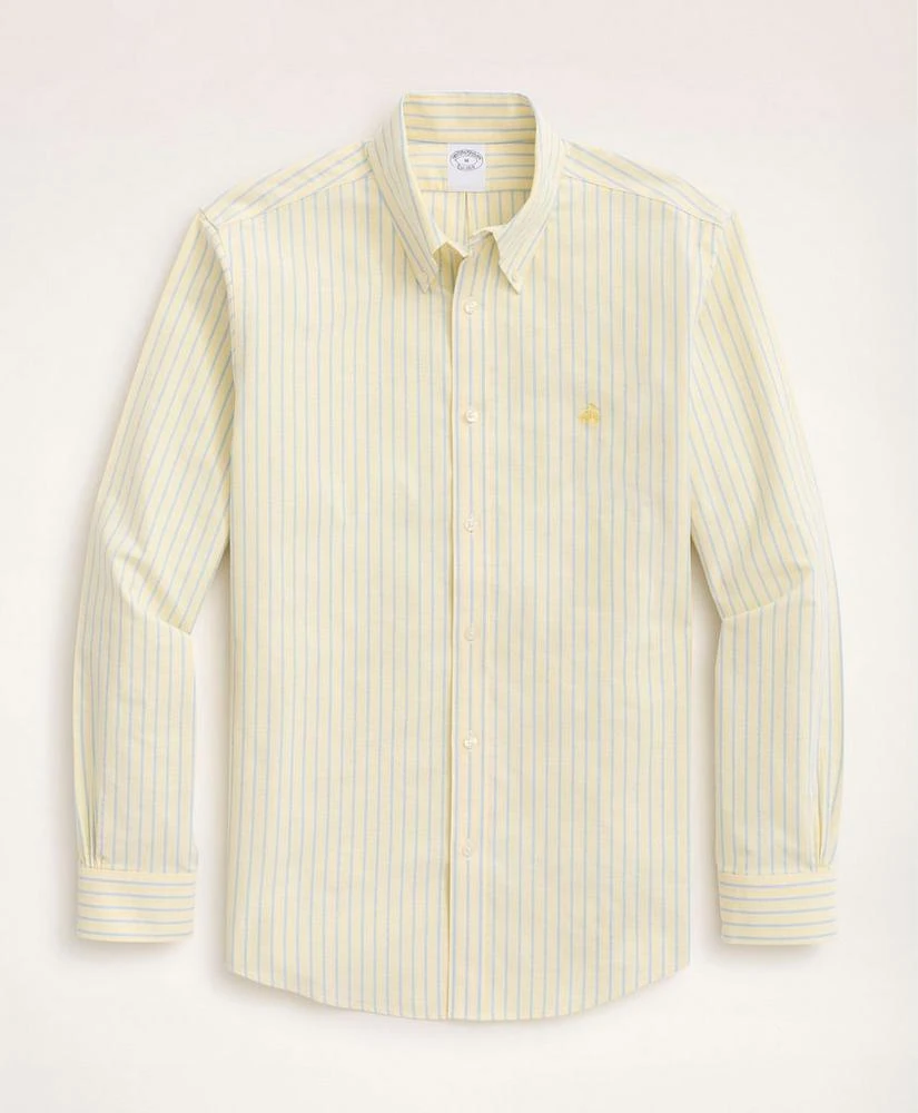 商品Brooks Brothers|Stretch Regent Regular-Fit Stretch Sport Shirt, Non-Iron Pop Stripe,价格¥412,第1张图片