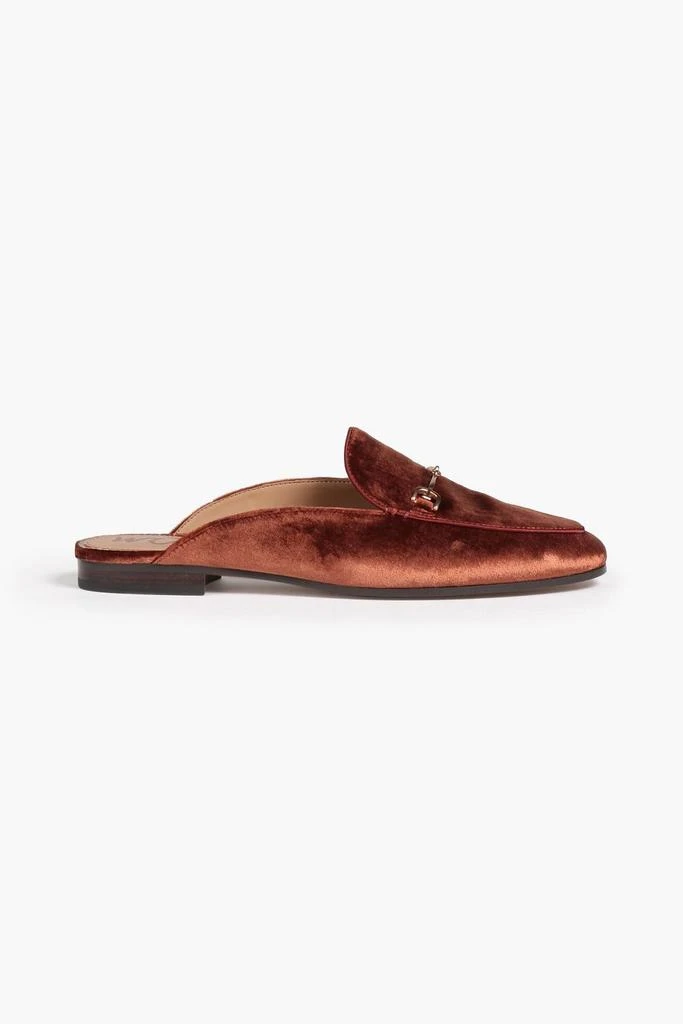 商品Sam Edelman|Linnie embellished velvet slippers,价格¥595,第1张图片