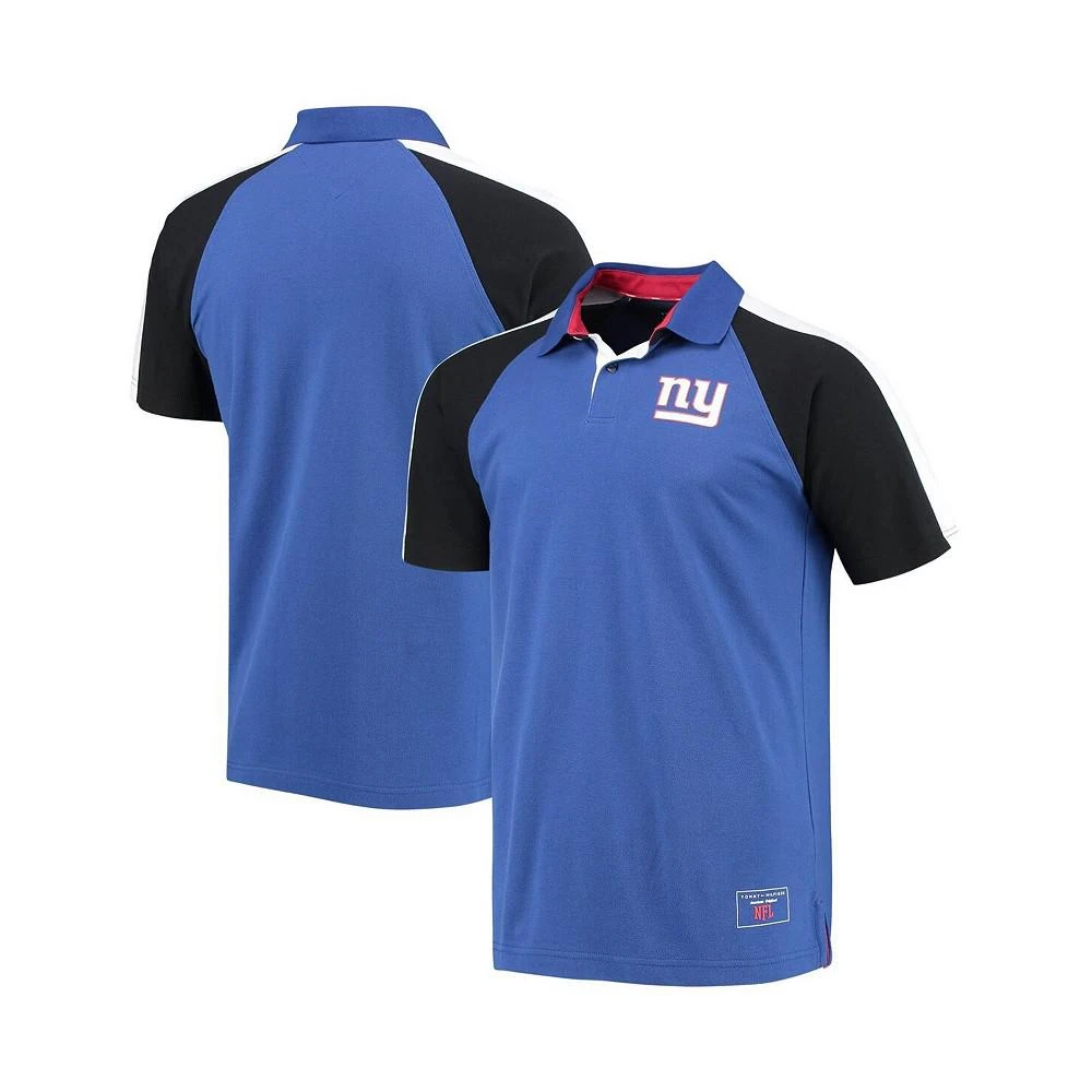 商品Tommy Hilfiger|Men's Royal, White New York Giants Holden Raglan Polo Shirt,价格¥390,第2张图片详细描述