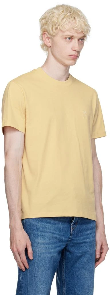 商品AMI|Yellow Ami de Cœur T-Shirt,价格¥542,第2张图片详细描述