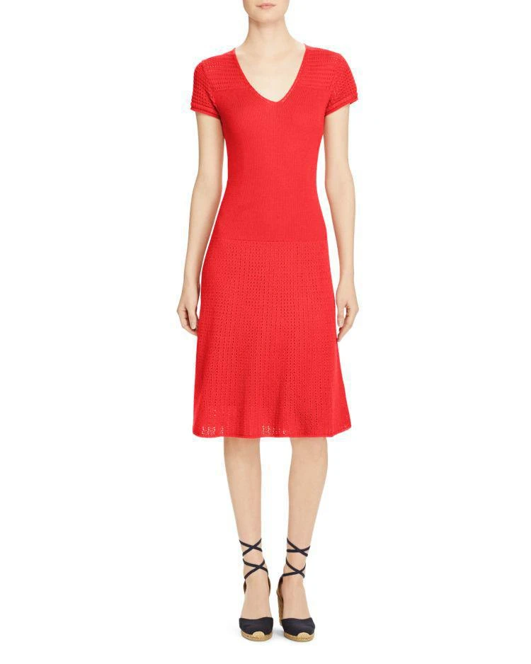 商品Ralph Lauren|Lauren Ralph Lauren Pointelle Knit Dress ,价格¥391,第1张图片