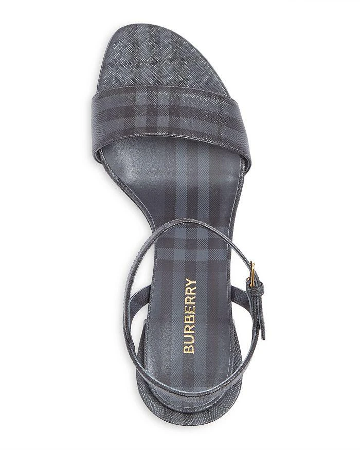 商品Burberry|Women's Cornwall Block Heel Sandals,价格¥6666,第3张图片详细描述