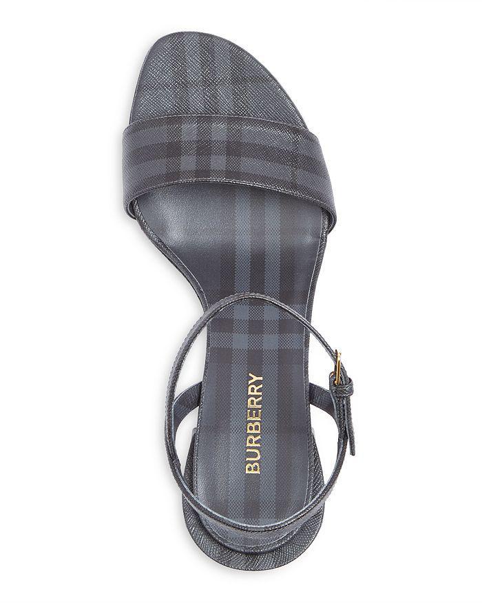 商品Burberry|Women's Cornwall Block Heel Sandals,价格¥6544,第5张图片详细描述