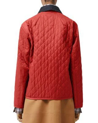 商品Burberry|Heritage Diamond 女士菱格压纹棉夹克,价格¥2930,第2张图片详细描述