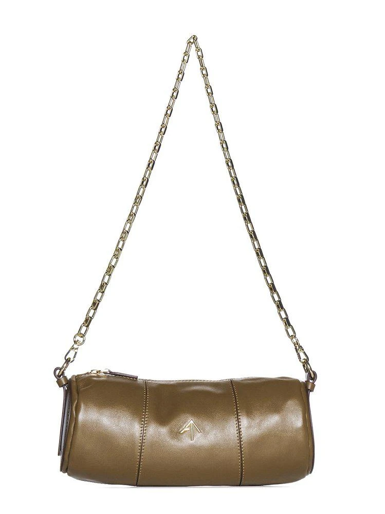 商品Manu Atelier|Manu Atelier Logo-Plaque Chain Shoulder Bag,价格¥2071,第1张图片