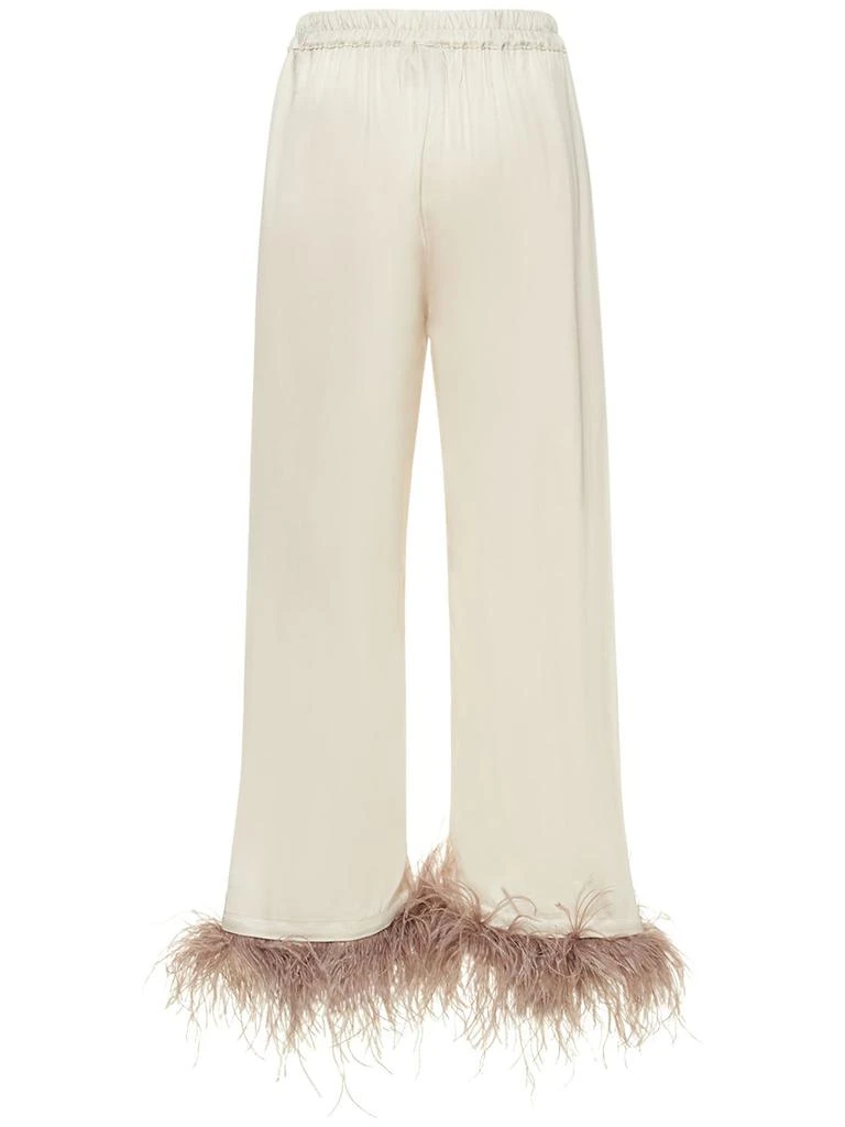 商品Sleeper|Party Viscose Pajama Pants W/feathers,价格¥1065,第4张图片详细描述