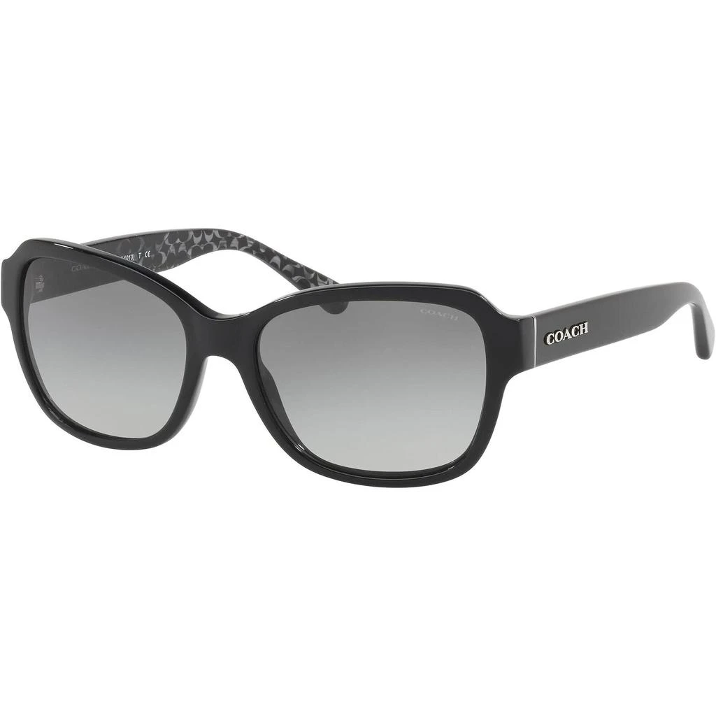 商品Coach|Coach Women's Sunglasses - Full Rim Black Square Plastic Frame | 0HC8232F 55101156,价格¥558,第1张图片