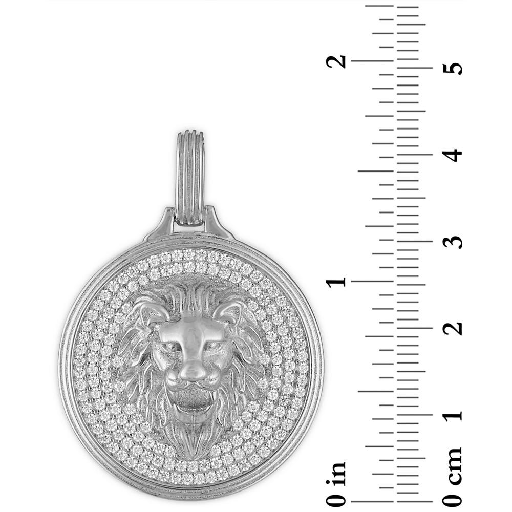 Cubic Zirconia Lion Pendant in Sterling Silver, Created for Macy's商品第3张图片规格展示