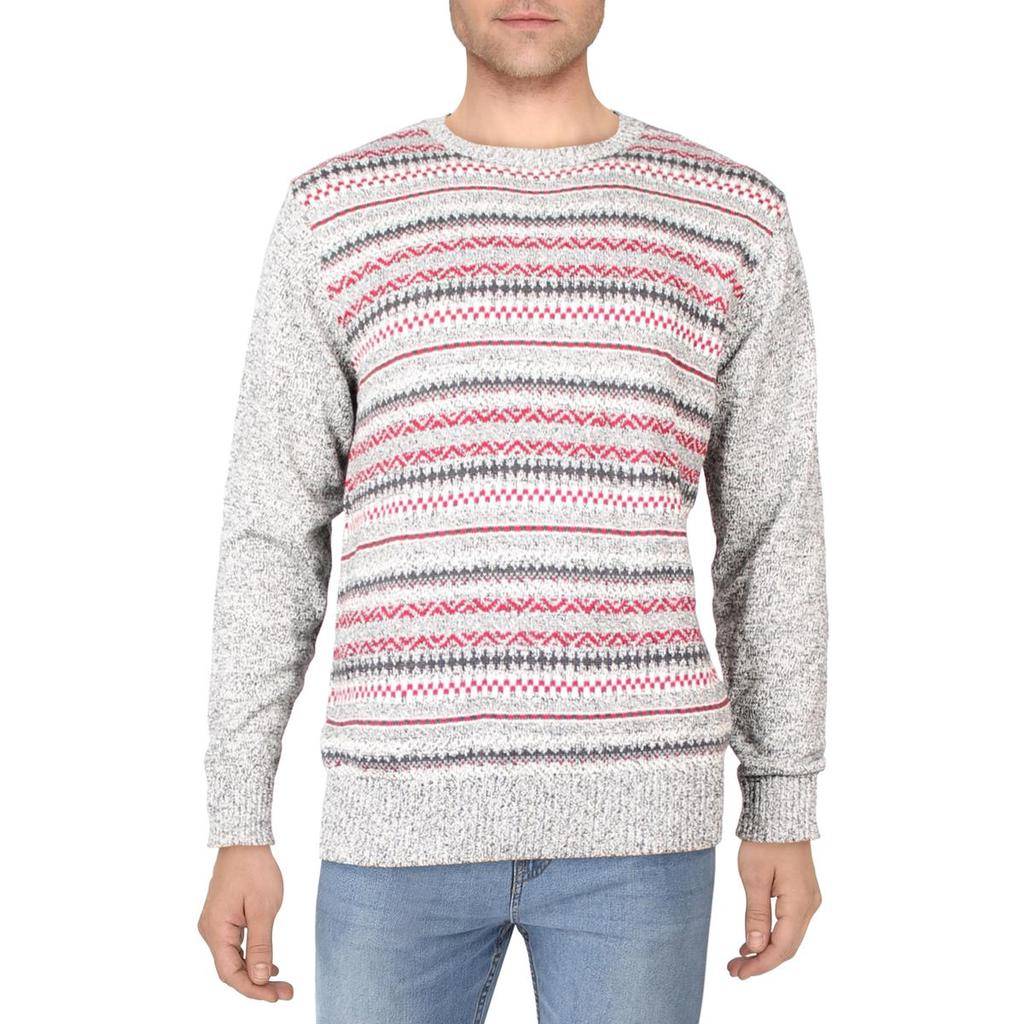 Weatherproof Vintage Mens Crewneck Comfy Pullover Sweater商品第1张图片规格展示