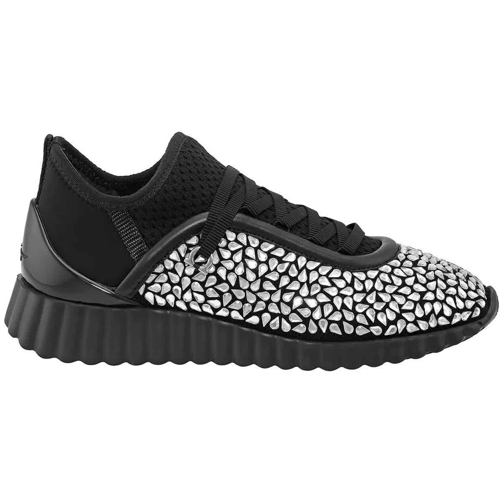 商品Salvatore Ferragamo|Salvatore Ferragamo Ladies Slip On Sneaker With Crystals, Size 7.5,价格¥2727,第1张图片