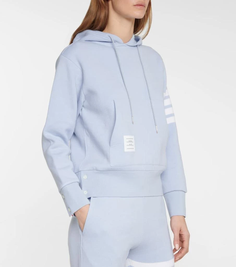 商品Thom Browne|Cashmere and cotton-blend hoodie,价格¥10576,第4张图片详细描述
