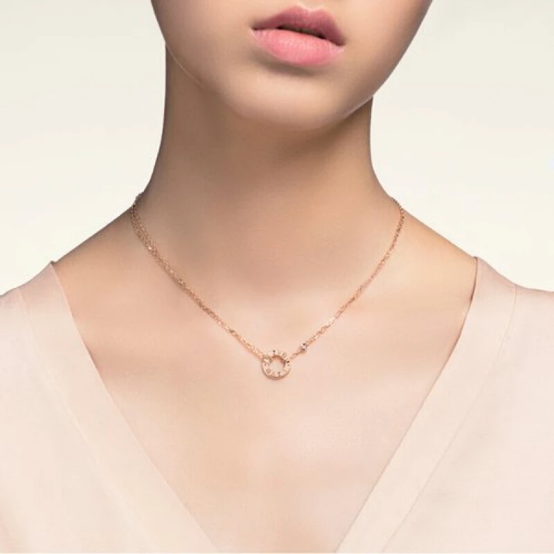 商品[国内直发] Cartier|CARTIER卡地亚 LOVE系列 高端新颖 18k玫瑰金 项链 女款 玫瑰金色,价格¥19358,第11张图片详细描述