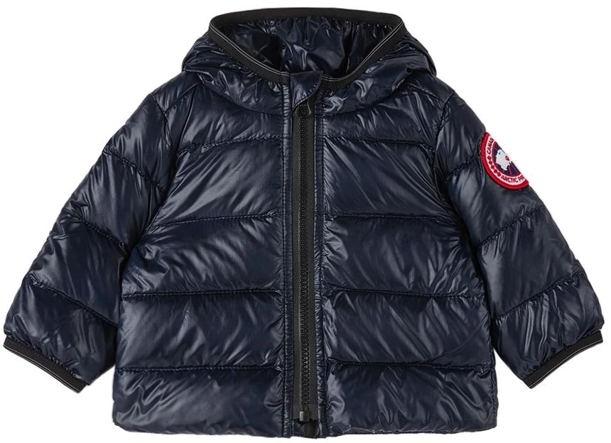 商品Canada Goose|Baby Navy Crofton Hoody Down Jacket,价格¥4017,第1张图片