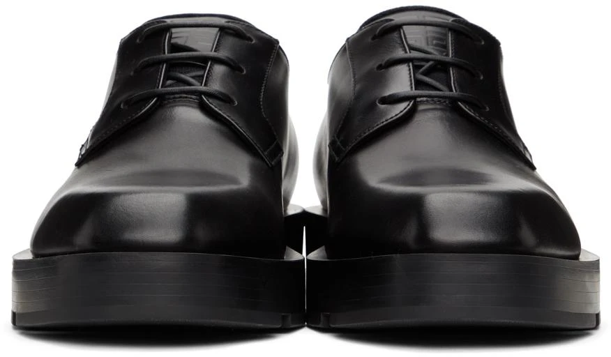 商品Givenchy|Black Squared Lace-Up Derbys,价格¥4413,第2张图片详细描述