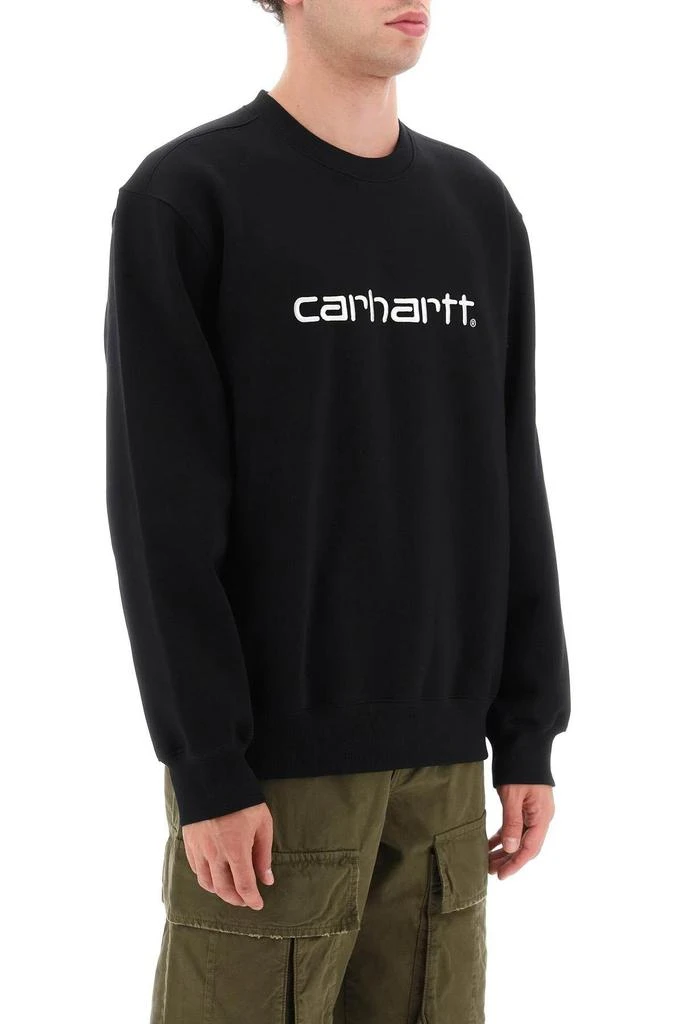 商品Carhartt WIP|Crew-neck sweatshirt with logo embroidery,价格¥322,第3张图片详细描述